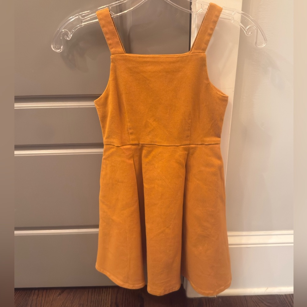 Copper Key - Girls Burnt Orange Fall Dress
